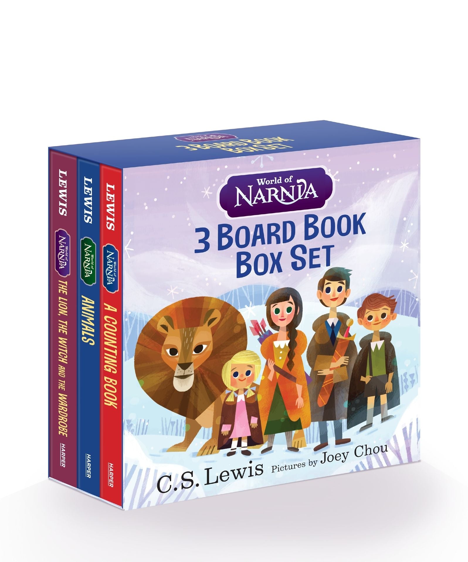 World of Narnia: 3 Box Set: The Lion, the Witch, and the Wardrobe, The Chronicles of Narnia: Animals, The Chronicles of Narnia: A Counting Book