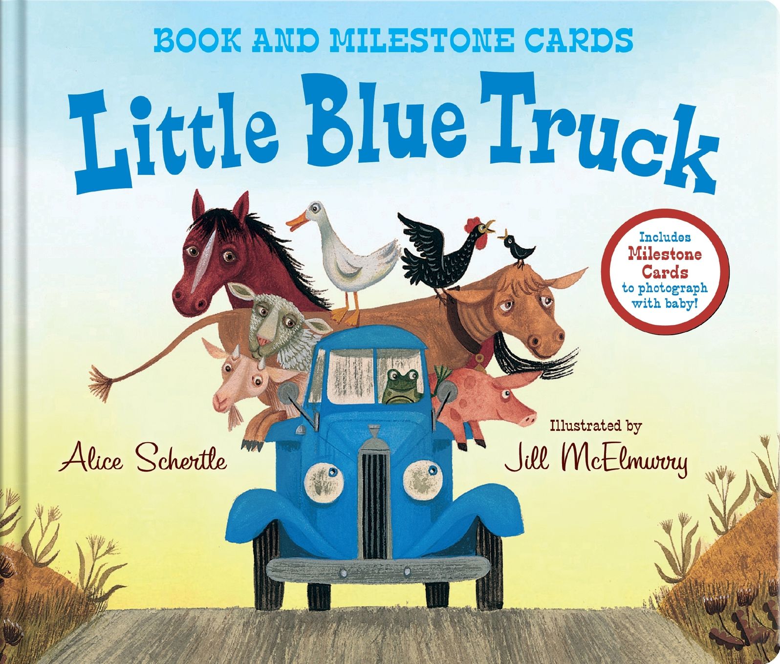 Little Blue Truck Milestone Edition: Book and Milestone Cards