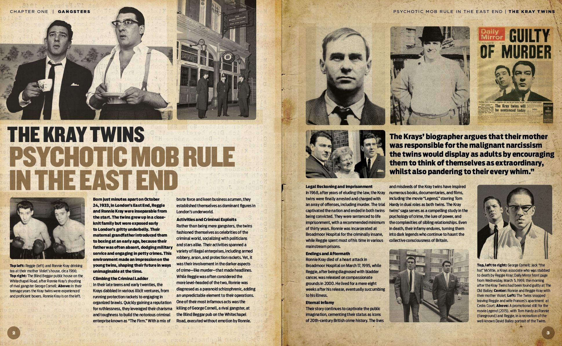 True Crime Biographies: Mafia Bosses, Murderers, Conmen and Crooks