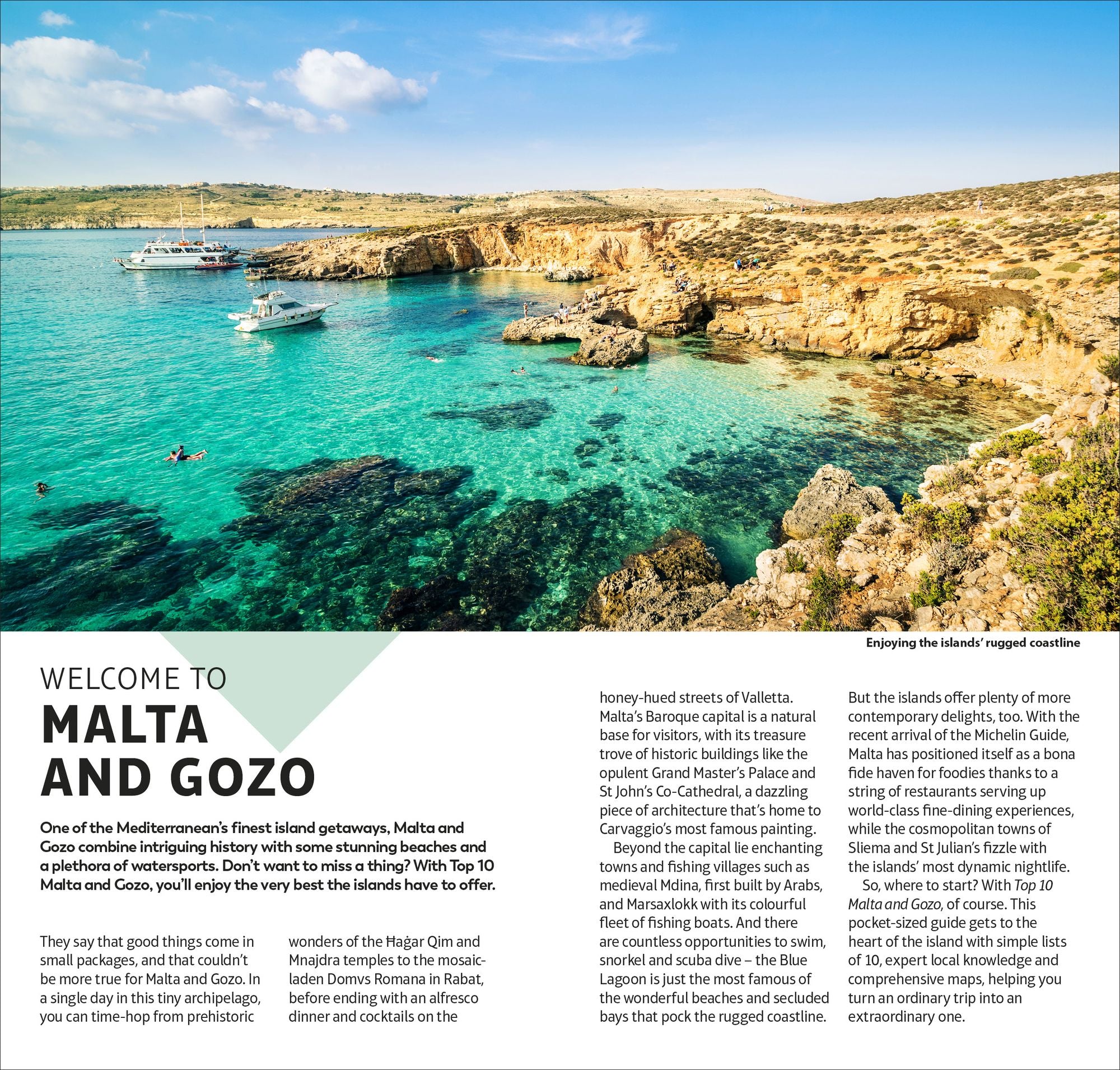 DK Top 10 Malta and Gozo: Top 10 lists for your perfect trip, plus an all-weather folded map