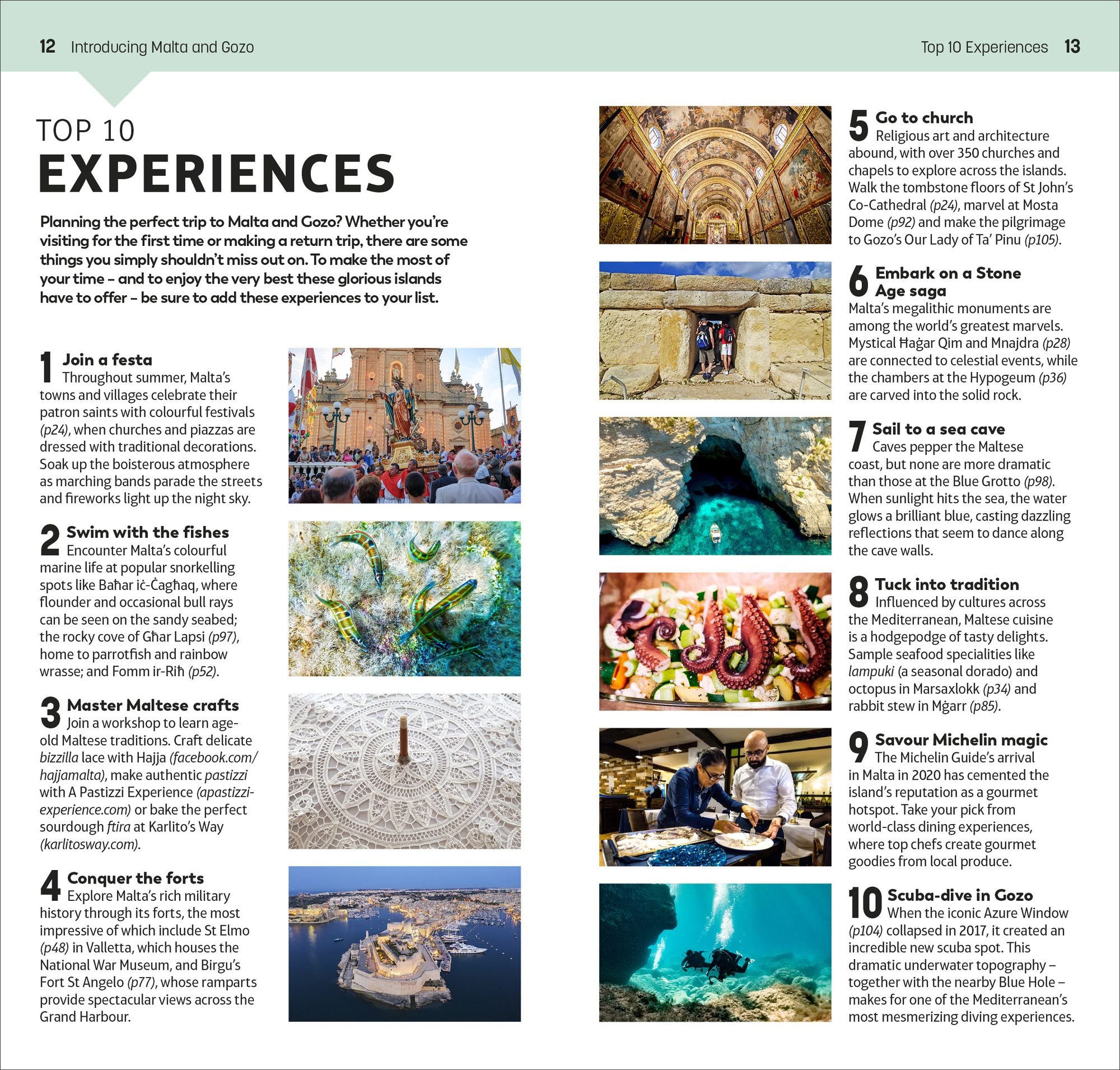 DK Top 10 Malta and Gozo: Top 10 lists for your perfect trip, plus an all-weather folded map