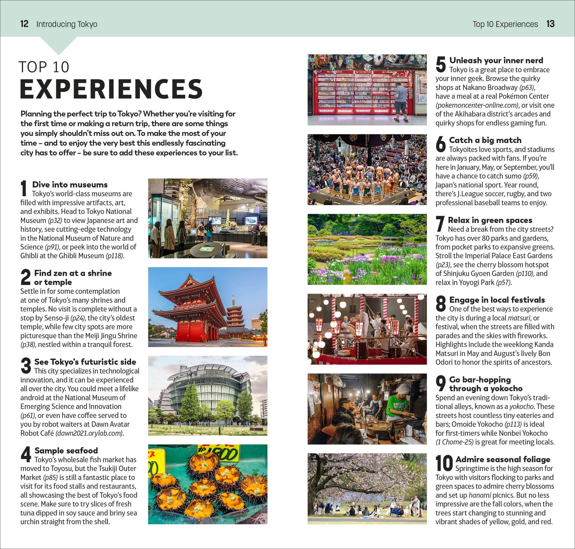 DK Top 10 Tokyo: Top 10 lists for your perfect trip, plus an all-weather folded map