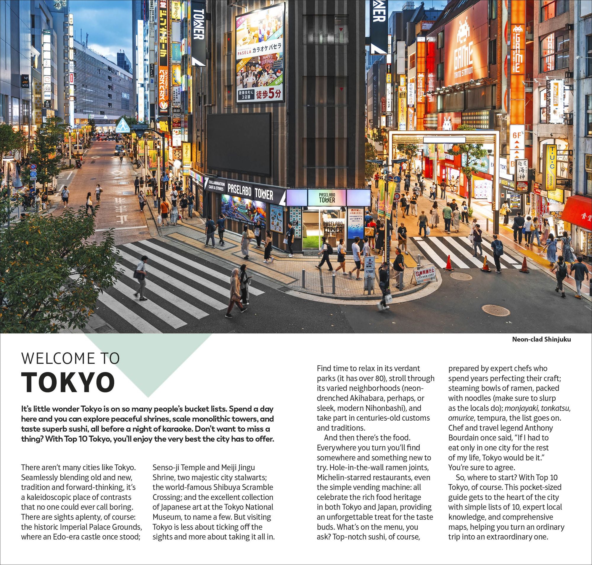 DK Top 10 Tokyo: Top 10 lists for your perfect trip, plus an all-weather folded map
