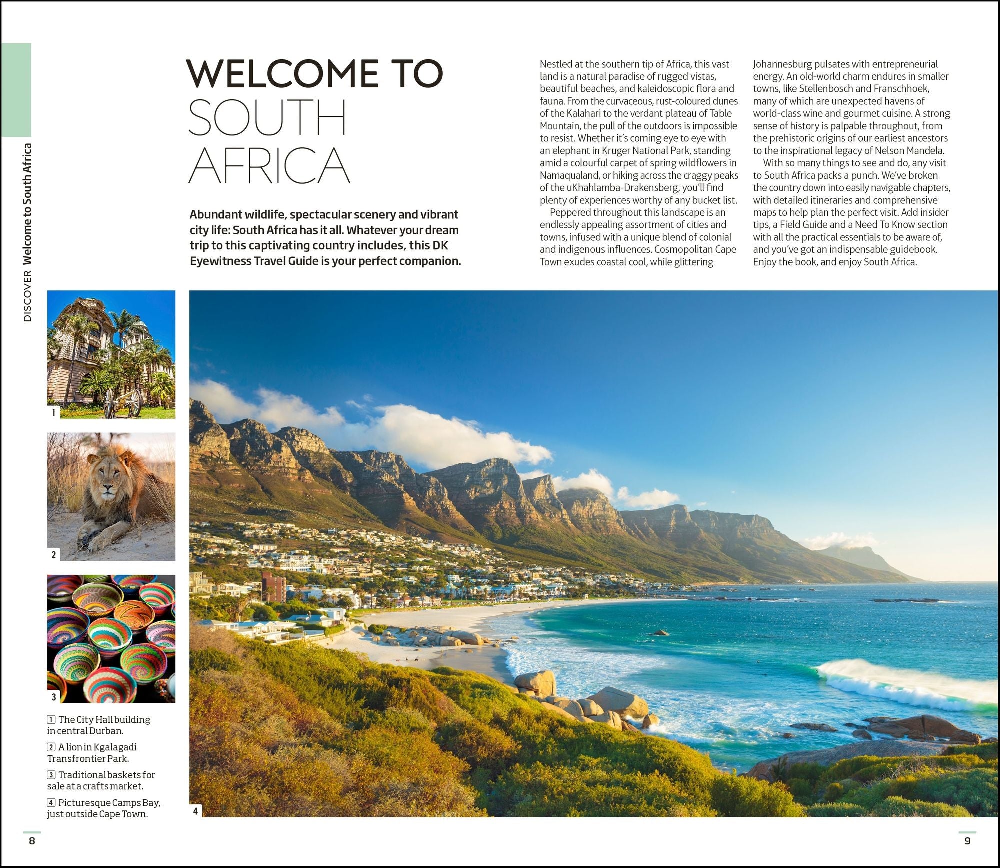 DK South Africa: Must-See Sights. Culture & History. Detailed Maps & Tours. Covers Cape Town, Kruger National Park, &