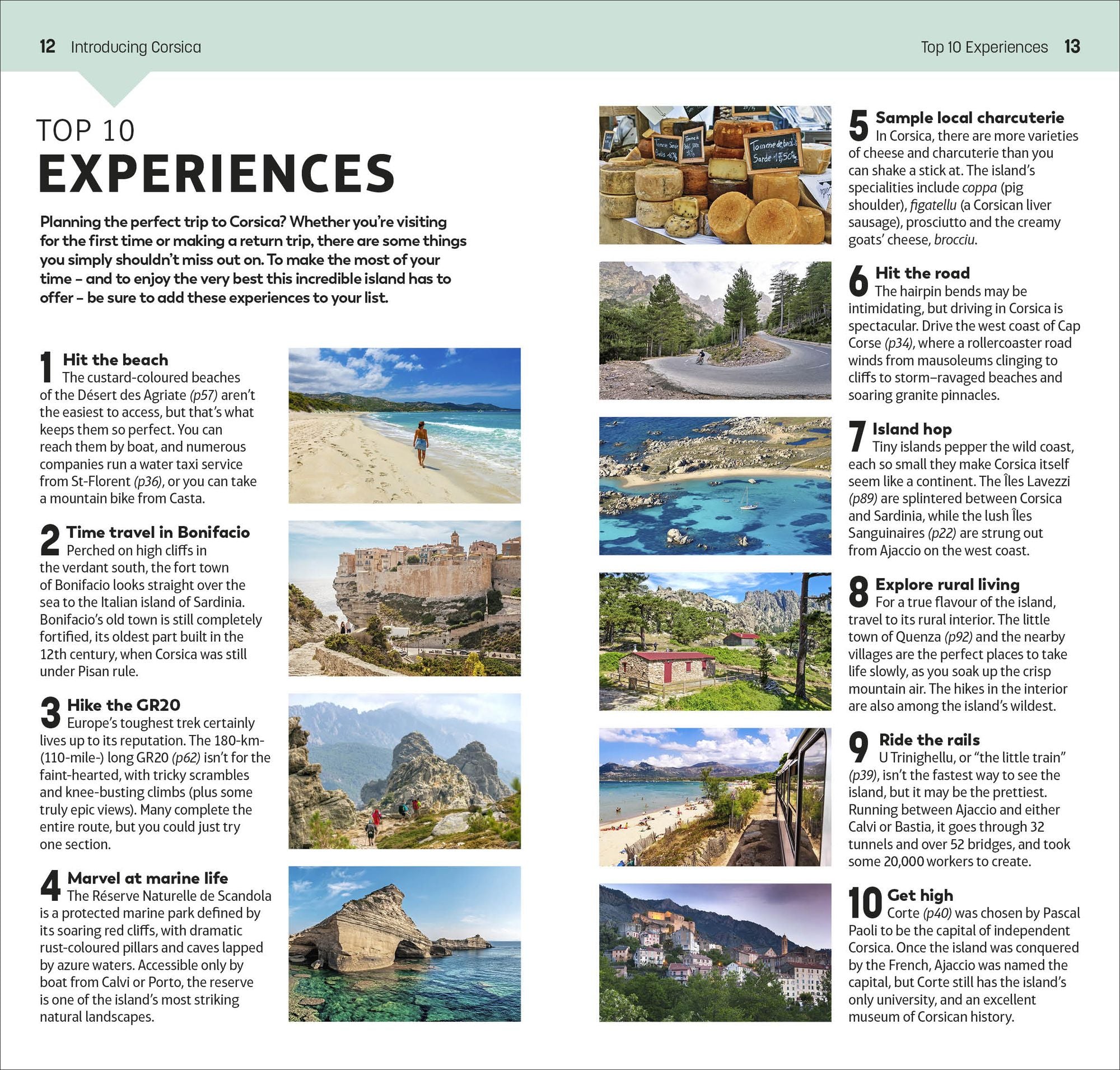 DK Top 10 Corsica: Top 10 lists for your perfect trip, plus an all-weather folded map