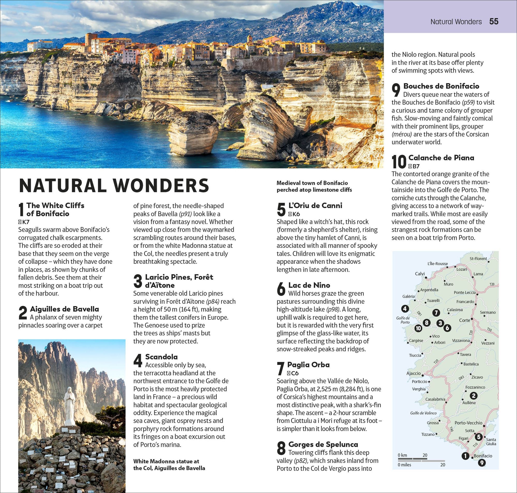 DK Top 10 Corsica: Top 10 lists for your perfect trip, plus an all-weather folded map