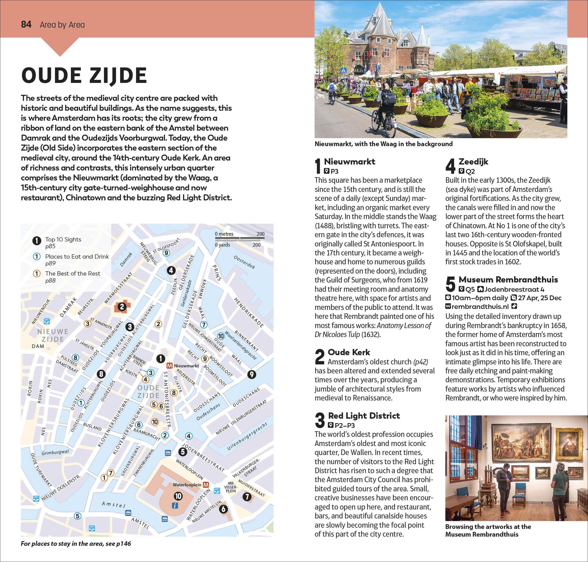 DK Top 10 Amsterdam: Top 10 lists for your perfect trip, plus an all-weather folded map