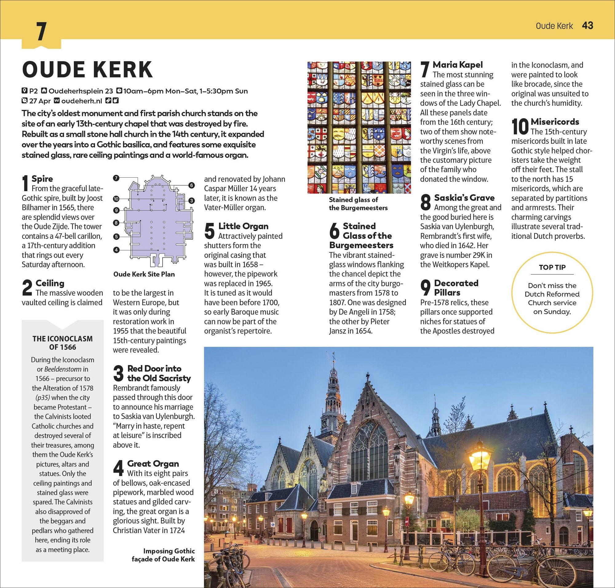 DK Top 10 Amsterdam: Top 10 lists for your perfect trip, plus an all-weather folded map