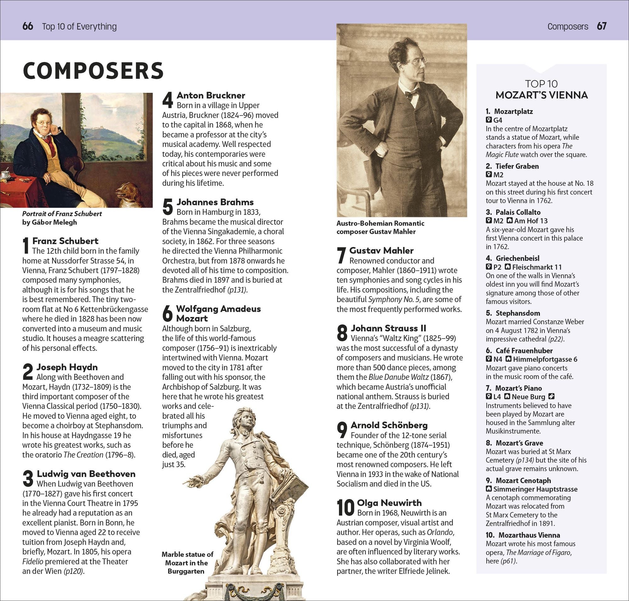 DK Top 10 Vienna: Top 10 lists for your perfect trip, plus an all-weather folded map