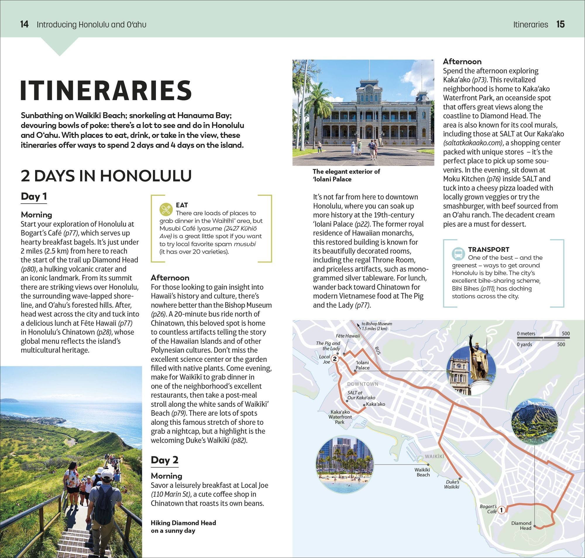 DK Top 10 Honolulu and O'ahu: Top 10 lists for your perfect trip, plus an all-weather folded map