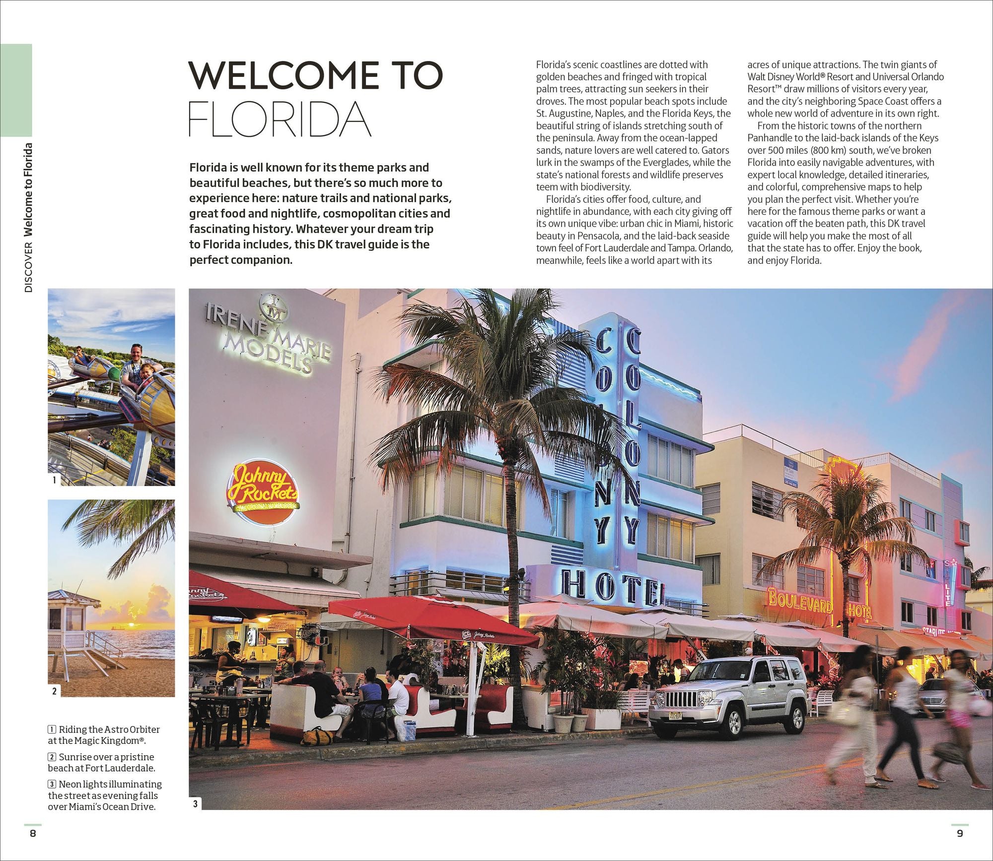 DK Florida: Must-See Sights. Culture & History. Detailed Maps & Tours. Covers Orlando, Miami, Key West, & more