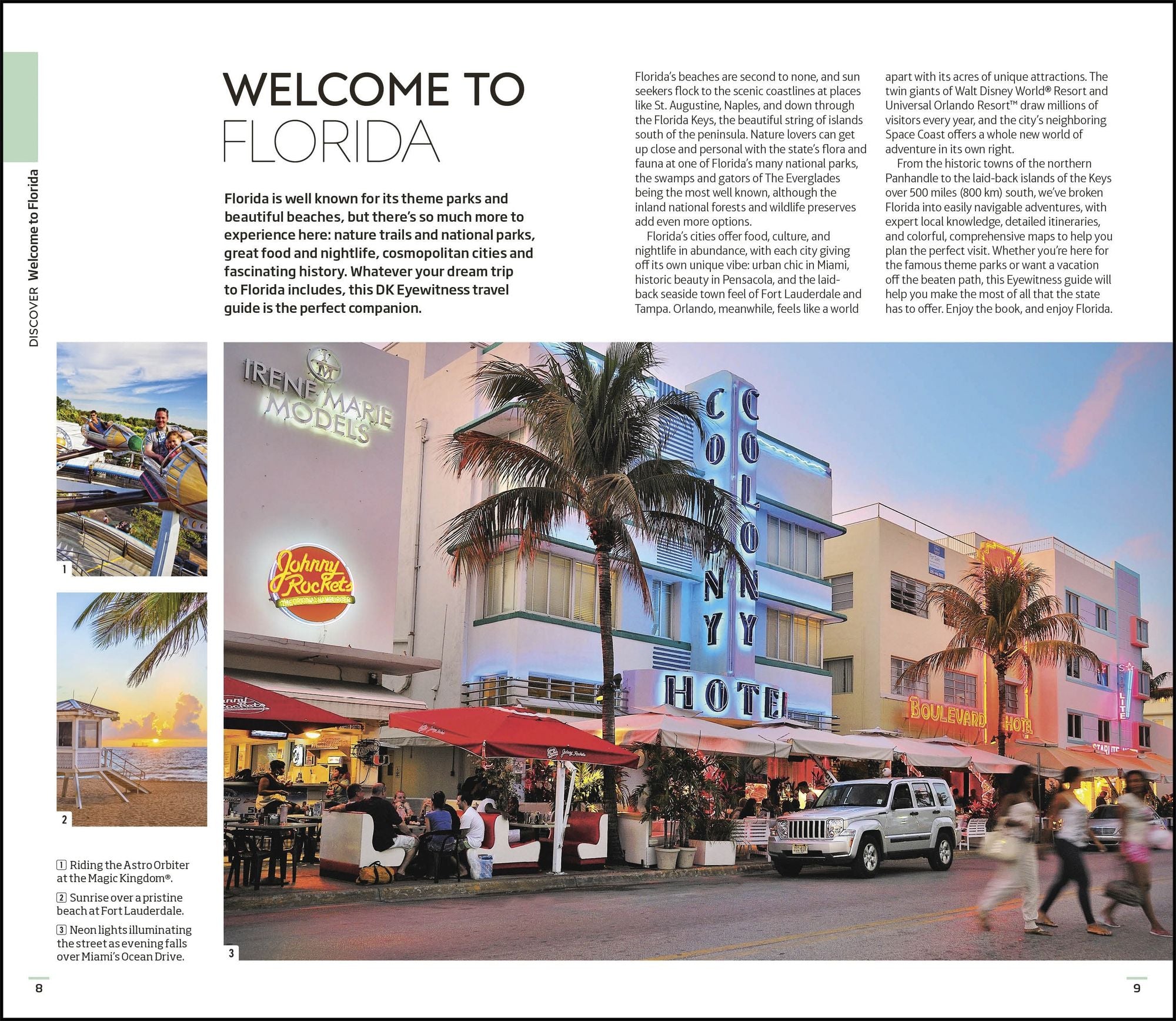 DK Florida: Must-See Sights. Culture & History. Detailed Maps & Tours. Covers Orlando, Miami, Key West, & more