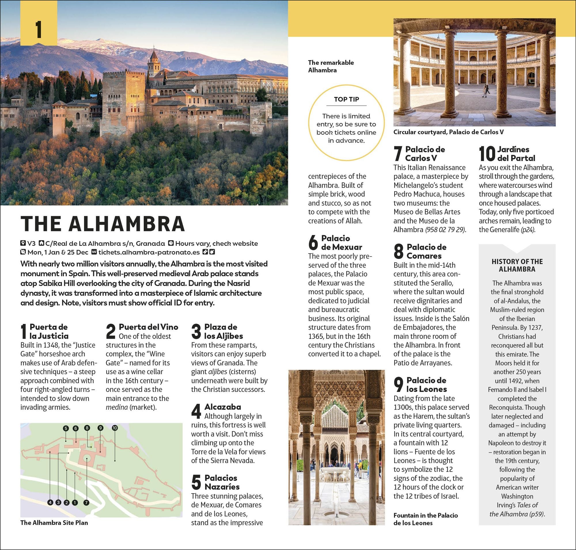 DK Top 10 Andalucía and the Costa del Sol: Top 10 lists for your perfect trip, plus an all-weather folded map