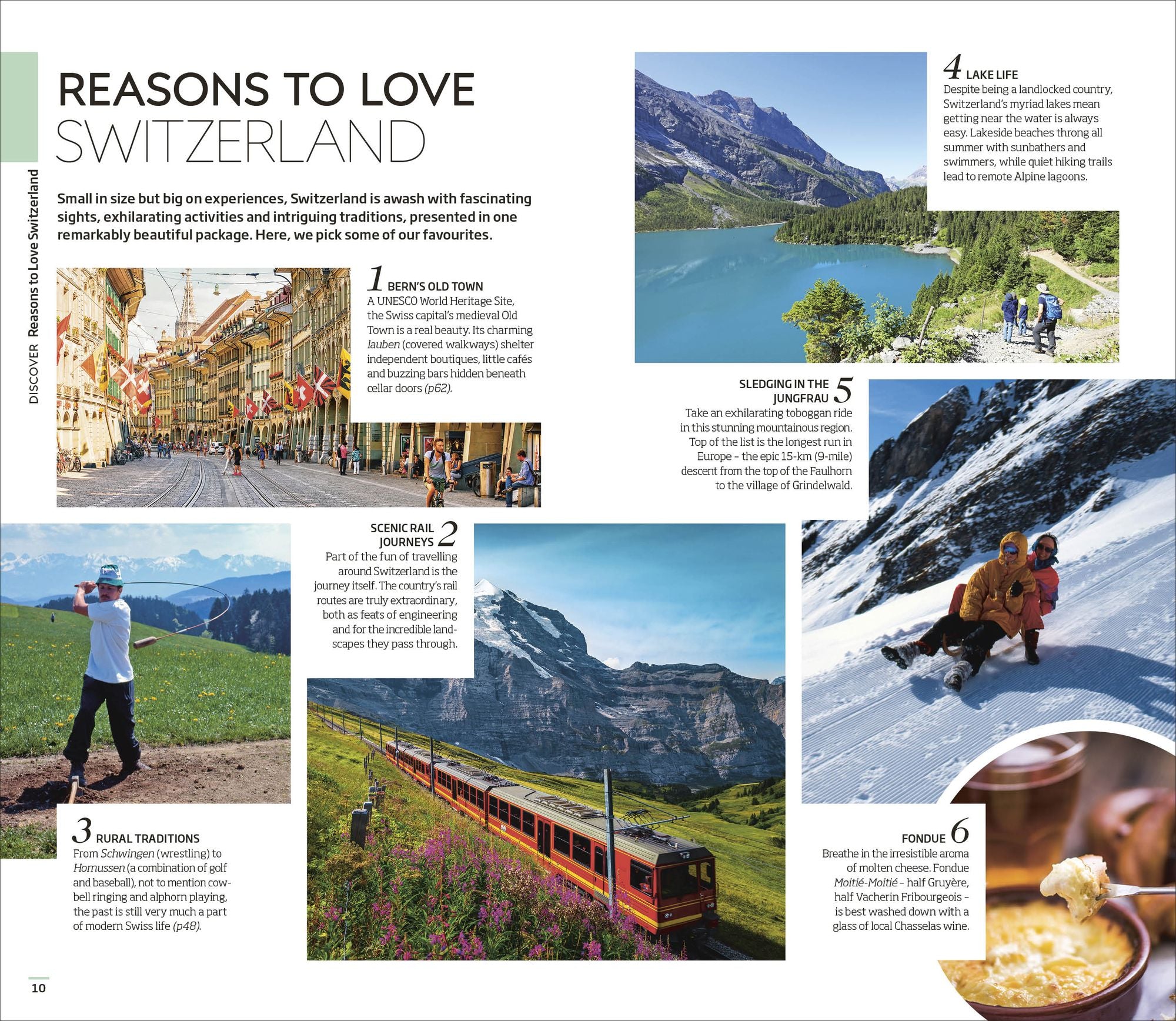 DK Switzerland: Must-See Sights. Culture & History. Detailed Maps & Tours. Covers Zürich, Lucerne, the Matterhorn, &