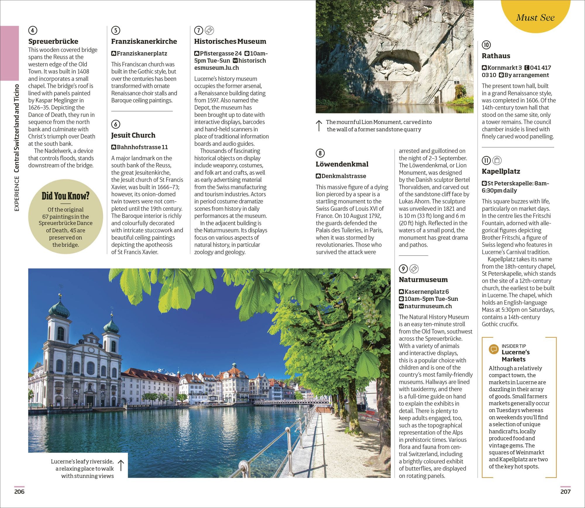 DK Switzerland: Must-See Sights. Culture & History. Detailed Maps & Tours. Covers Zürich, Lucerne, the Matterhorn, &