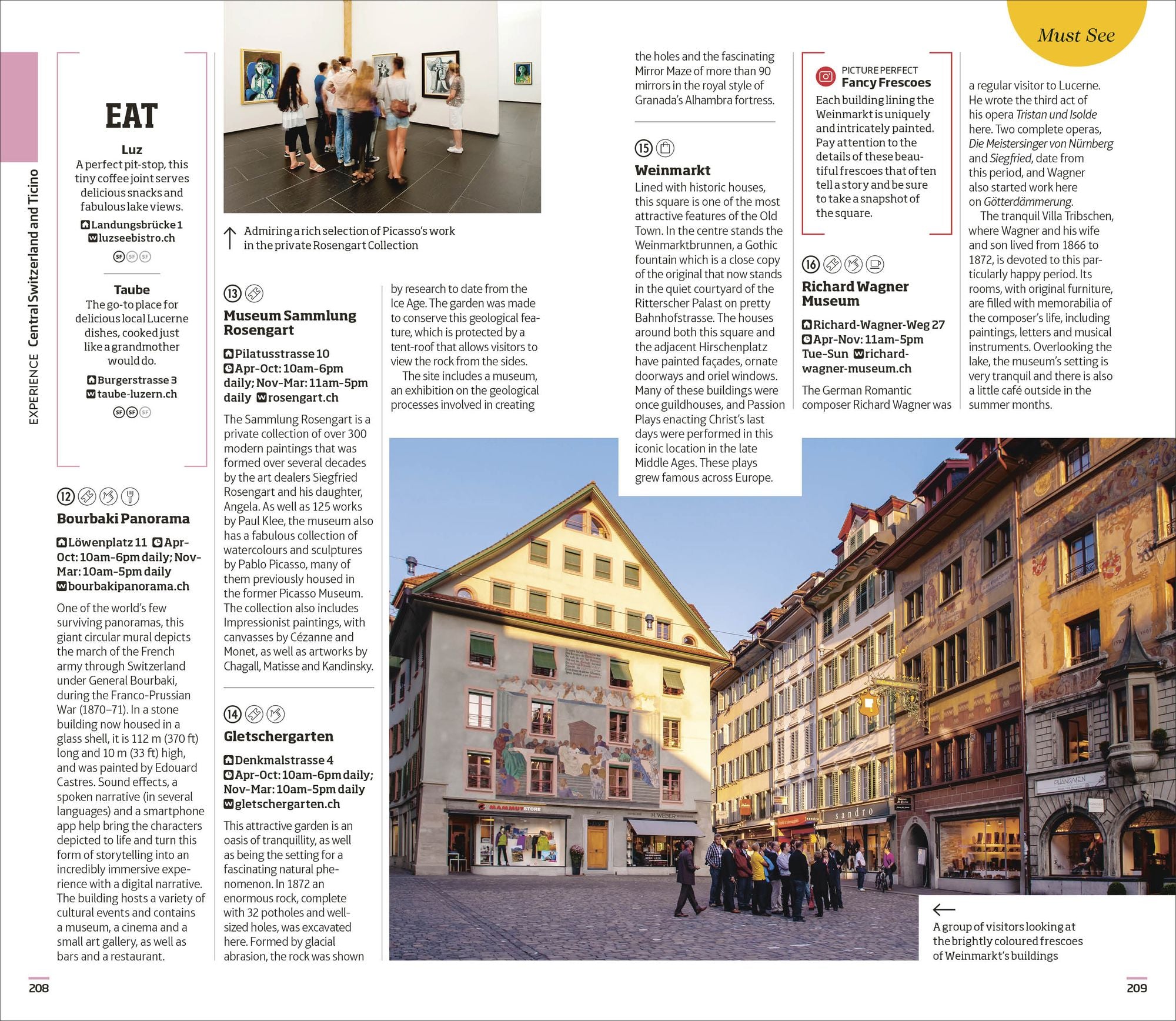 DK Switzerland: Must-See Sights. Culture & History. Detailed Maps & Tours. Covers Zürich, Lucerne, the Matterhorn, &