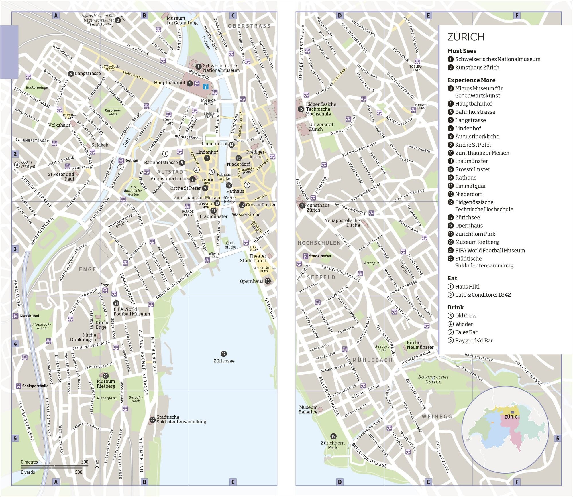 DK Switzerland: Must-See Sights. Culture & History. Detailed Maps & Tours. Covers Zürich, Lucerne, the Matterhorn, &