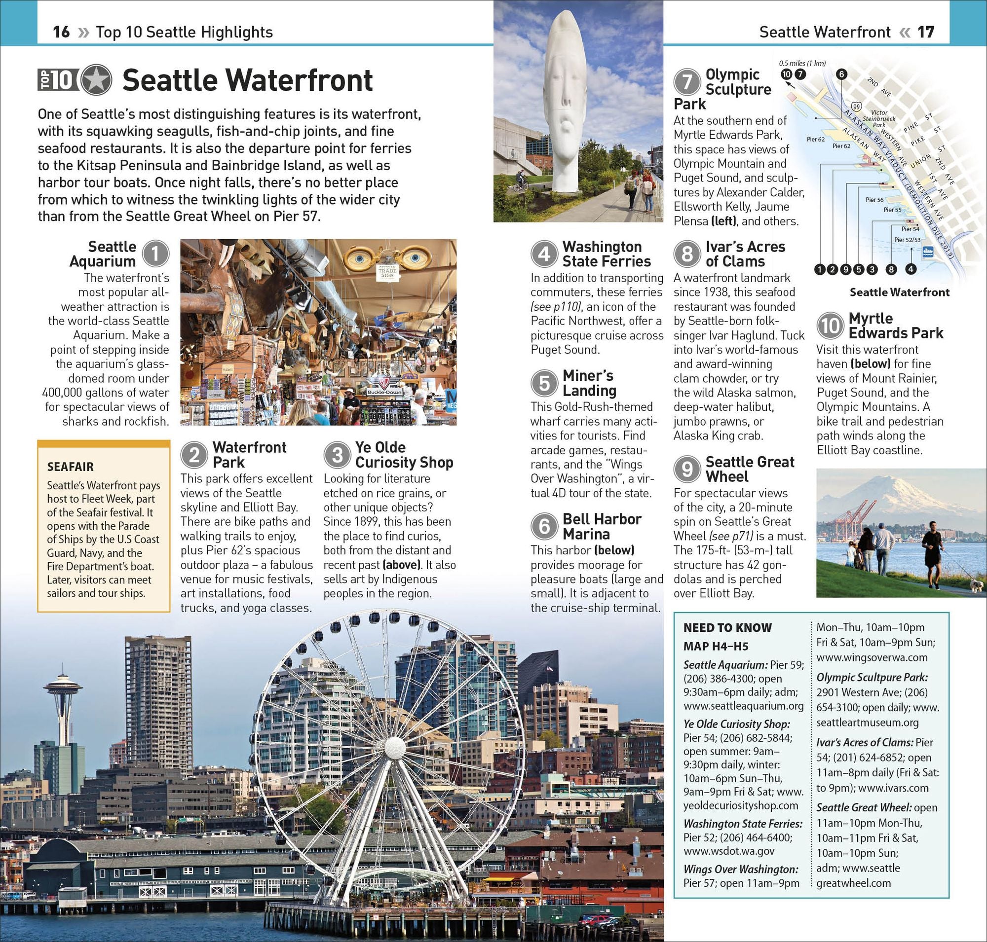 DK Top 10 Seattle: Top 10 lists for your perfect trip, plus an all-weather folded map
