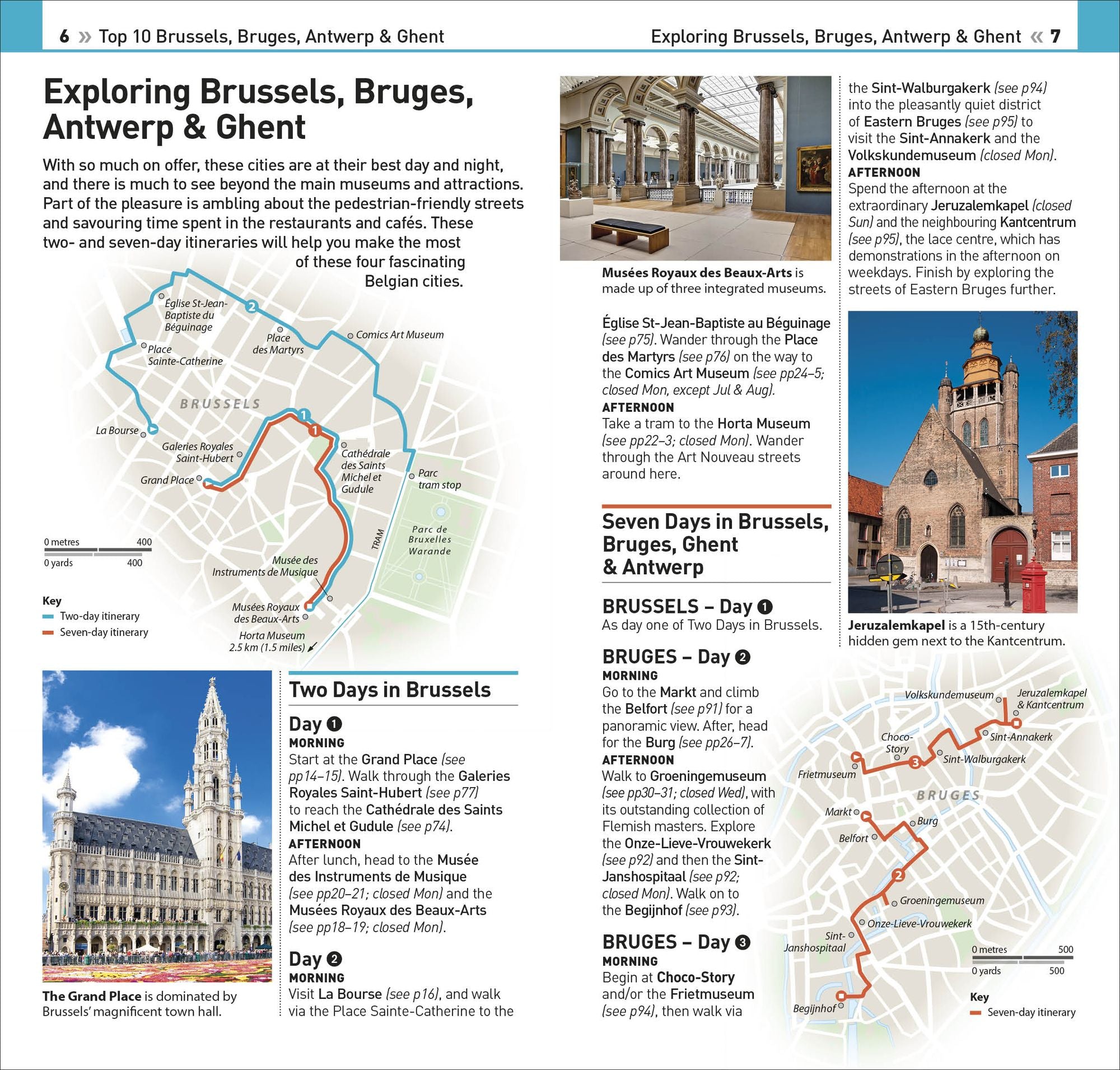 DK Top 10 Brussels, Bruges, Antwerp and Ghent: Top 10 lists for your perfect trip, plus an all-weather folded map