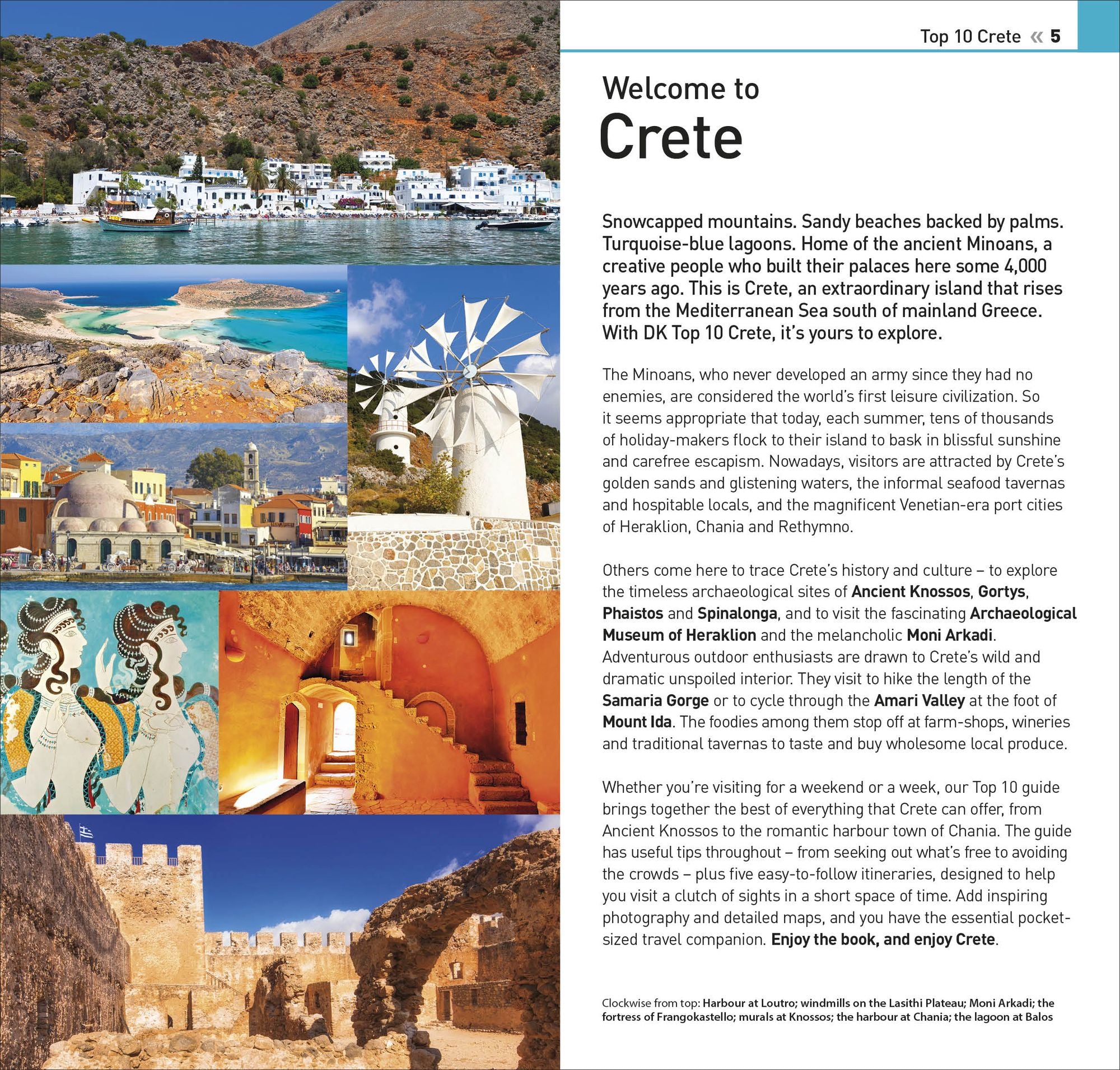 DK Top 10 Crete: Top 10 lists for your perfect trip, plus an all-weather folded map
