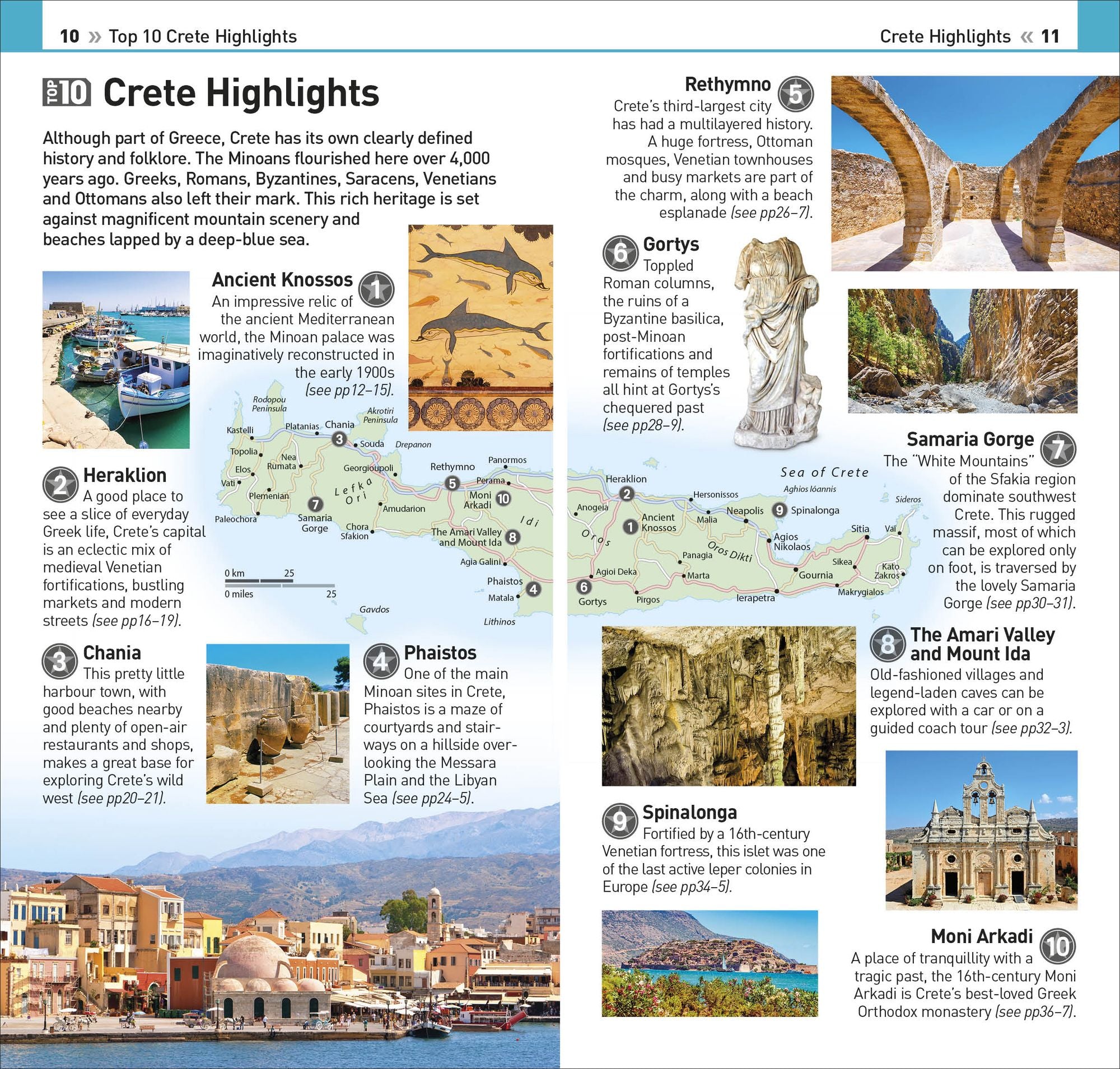 DK Top 10 Crete: Top 10 lists for your perfect trip, plus an all-weather folded map
