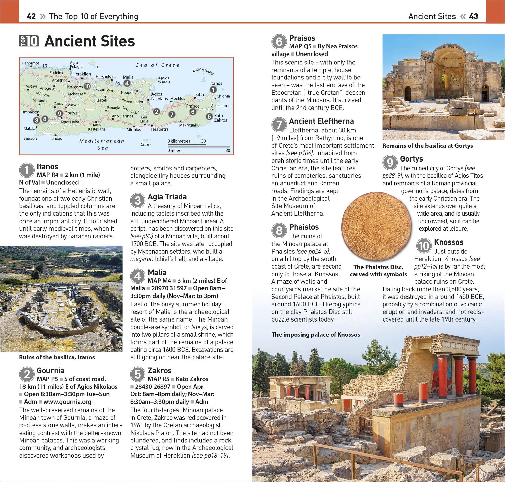 DK Top 10 Crete: Top 10 lists for your perfect trip, plus an all-weather folded map