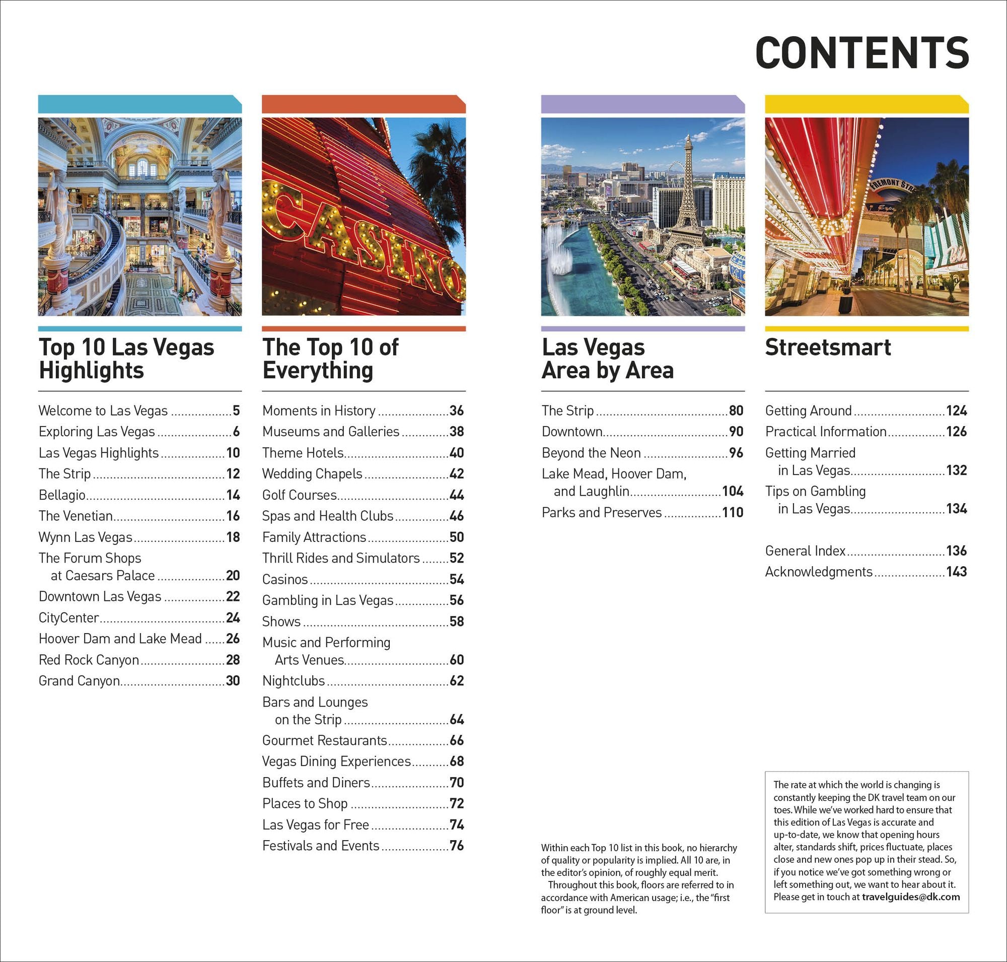 DK Top 10 Las Vegas: Top 10 lists for your perfect trip, plus an all-weather folded map