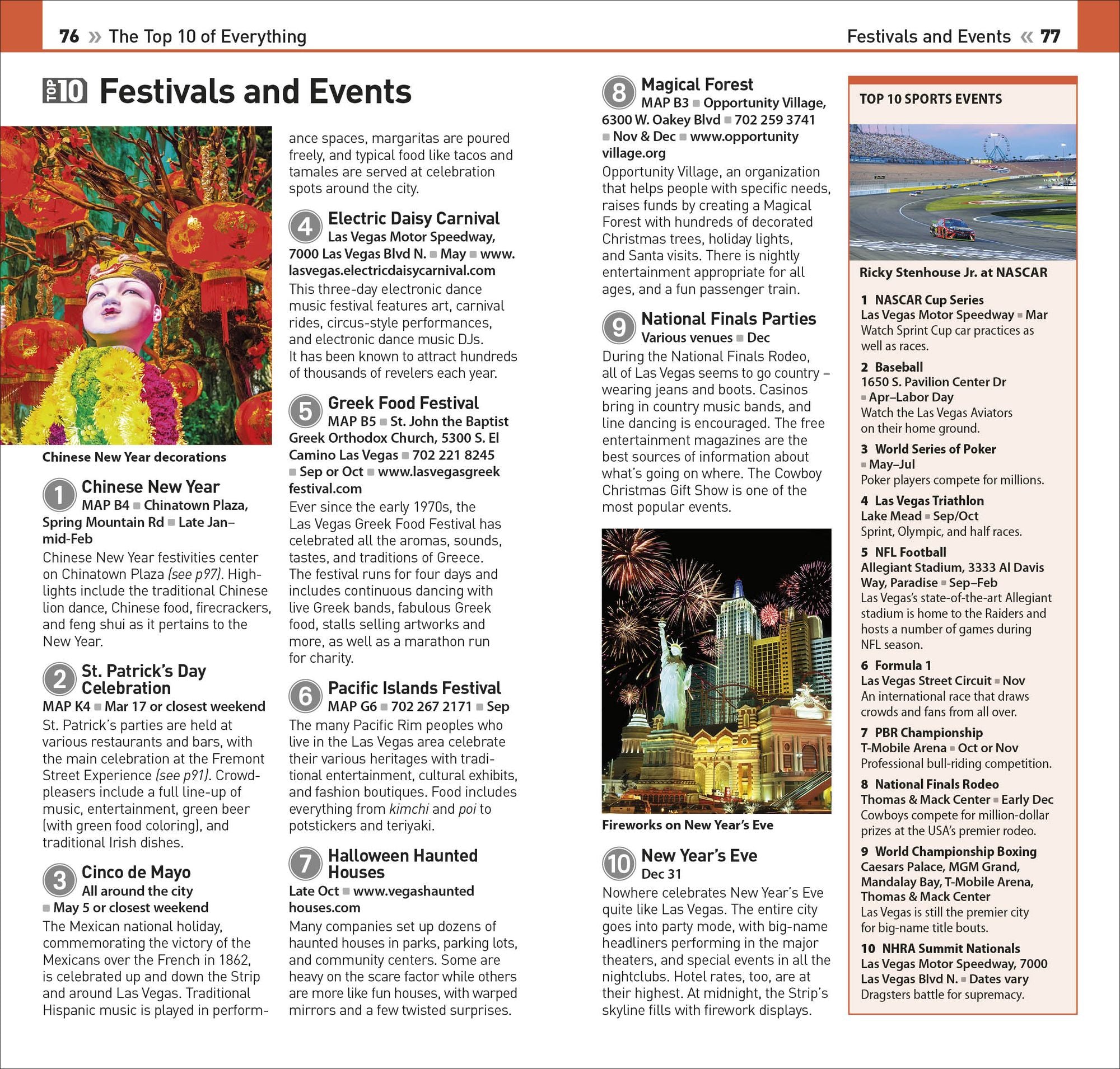 DK Top 10 Las Vegas: Top 10 lists for your perfect trip, plus an all-weather folded map