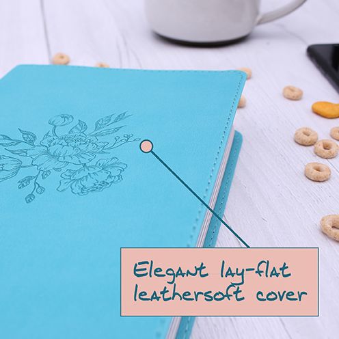 NIV, The Busy Mom's Bible, Leathersoft, Teal, Red Letter, Comfort Print: Daily Inspiration Even If You Only Have One Minute