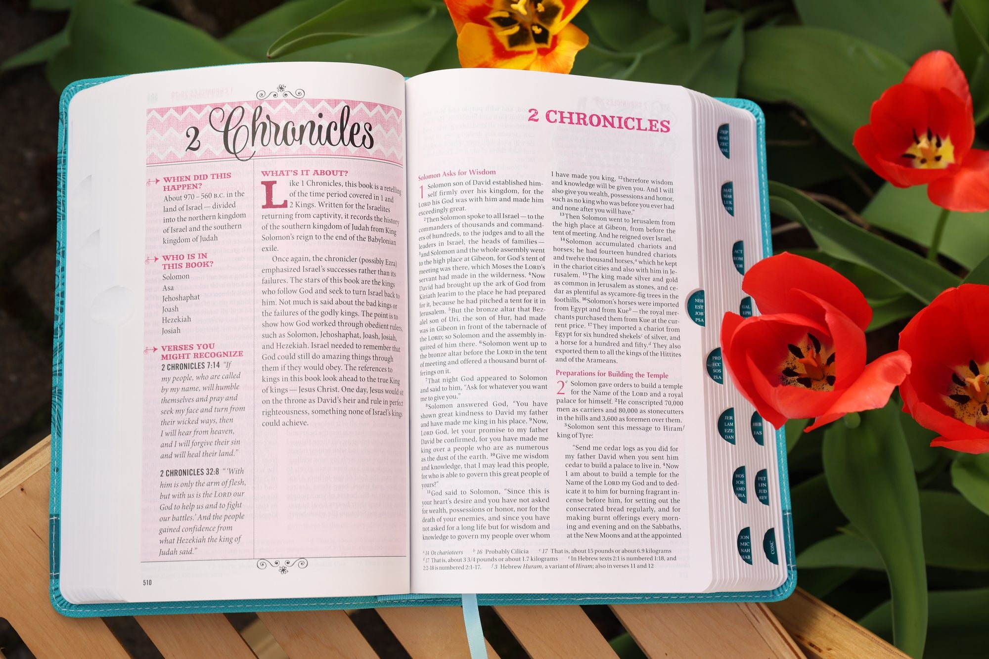 NIV, Bible for Teen Girls, Leathersoft, Blue, Thumb Indexed Tabs: Growing in Faith, Hope, and Love - The Perfect Christian Faith Gift for Your Teenage Girl, Age 13-18
