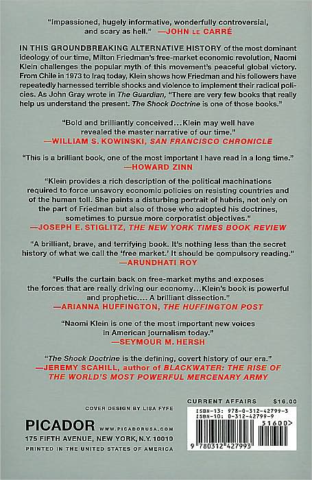 The Shock Doctrine: The Rise of Disaster Capitalism
