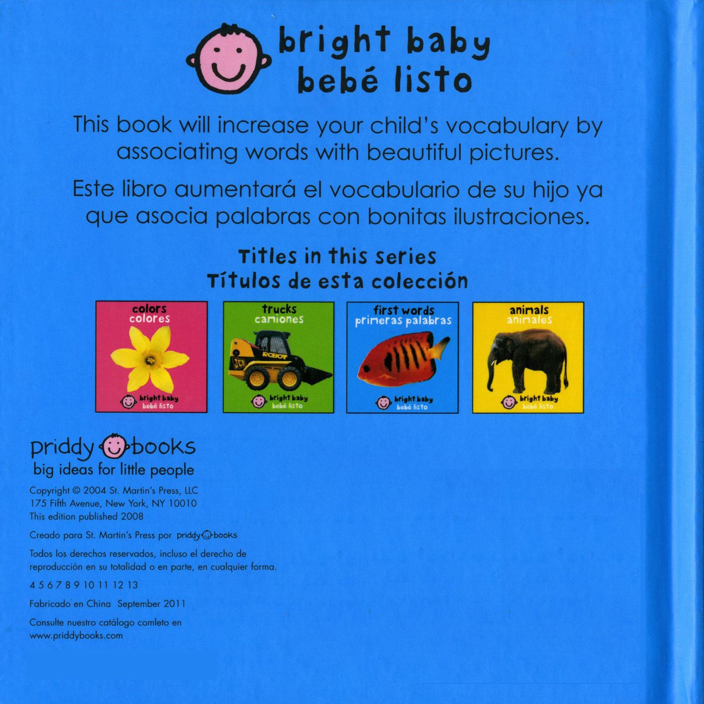 First Words / Primeras palabras Bilingual (Bright Baby): Primeras palabras