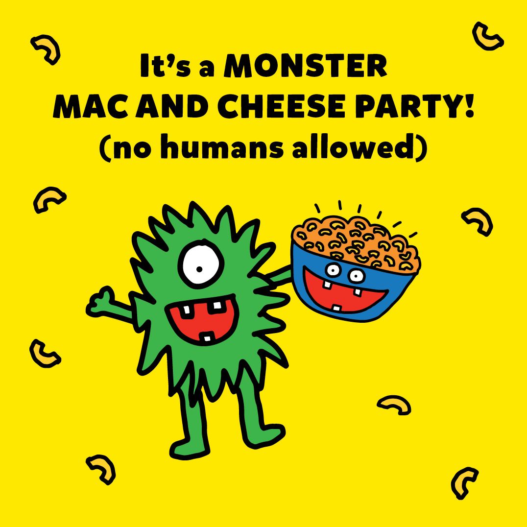 The Monster Mac and Cheese Party