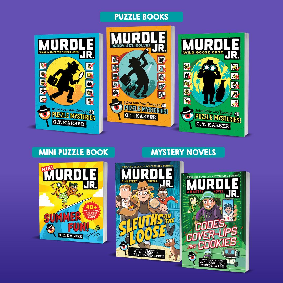 Murdle Jr.: Ready, Set, Solve!: Solve Your Way Through 40 Puzzle Mysteries!