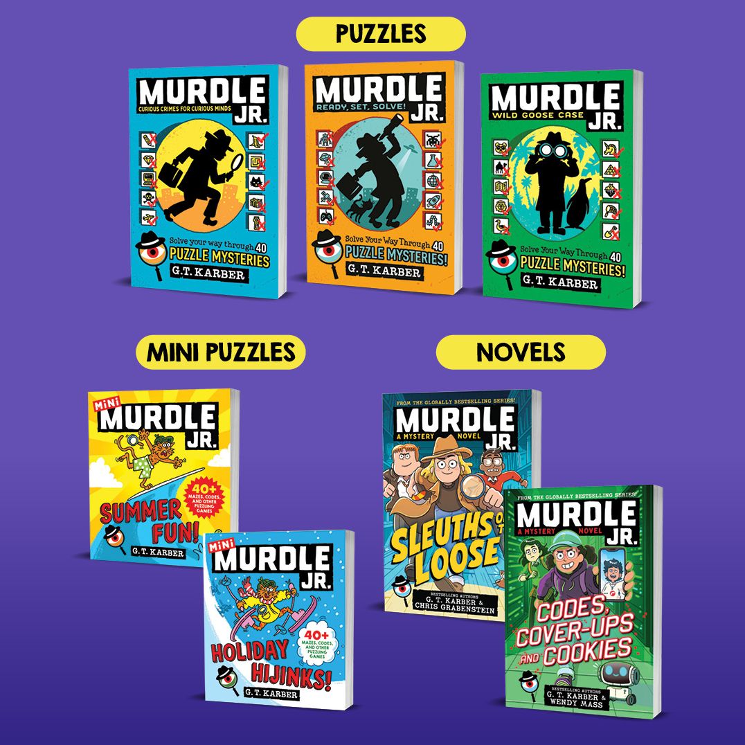 Murdle Jr.: Ready, Set, Solve!: Solve Your Way Through 40 Puzzle Mysteries!
