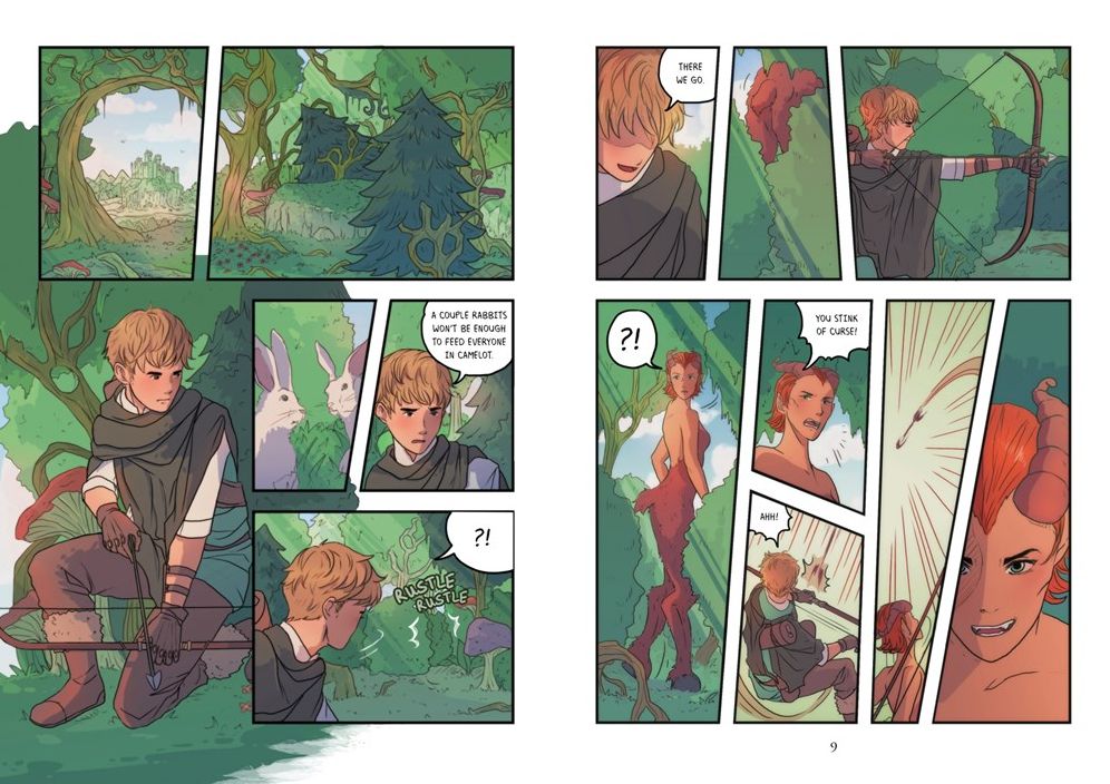 Tristan and Lancelot: A Tale of Two Knights: A Graphic Novel