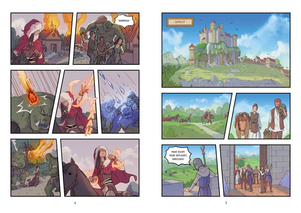 Tristan and Lancelot: A Tale of Two Knights: A Graphic Novel