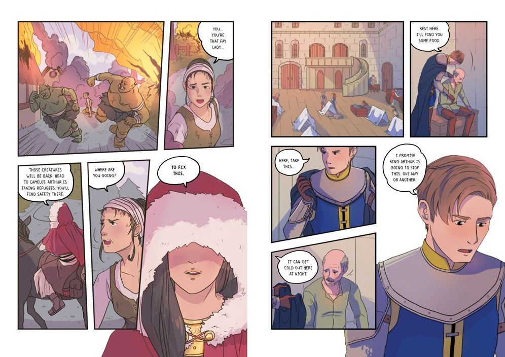 Tristan and Lancelot: A Tale of Two Knights: A Graphic Novel