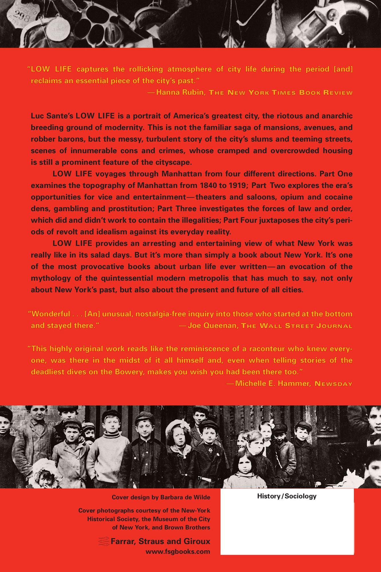 Low Life: Lures and Snares of Old New York