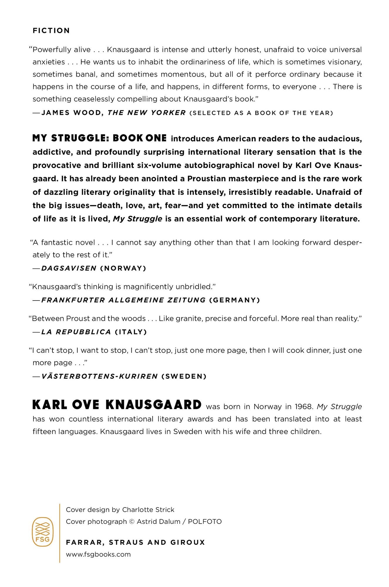 My Struggle, Book 1