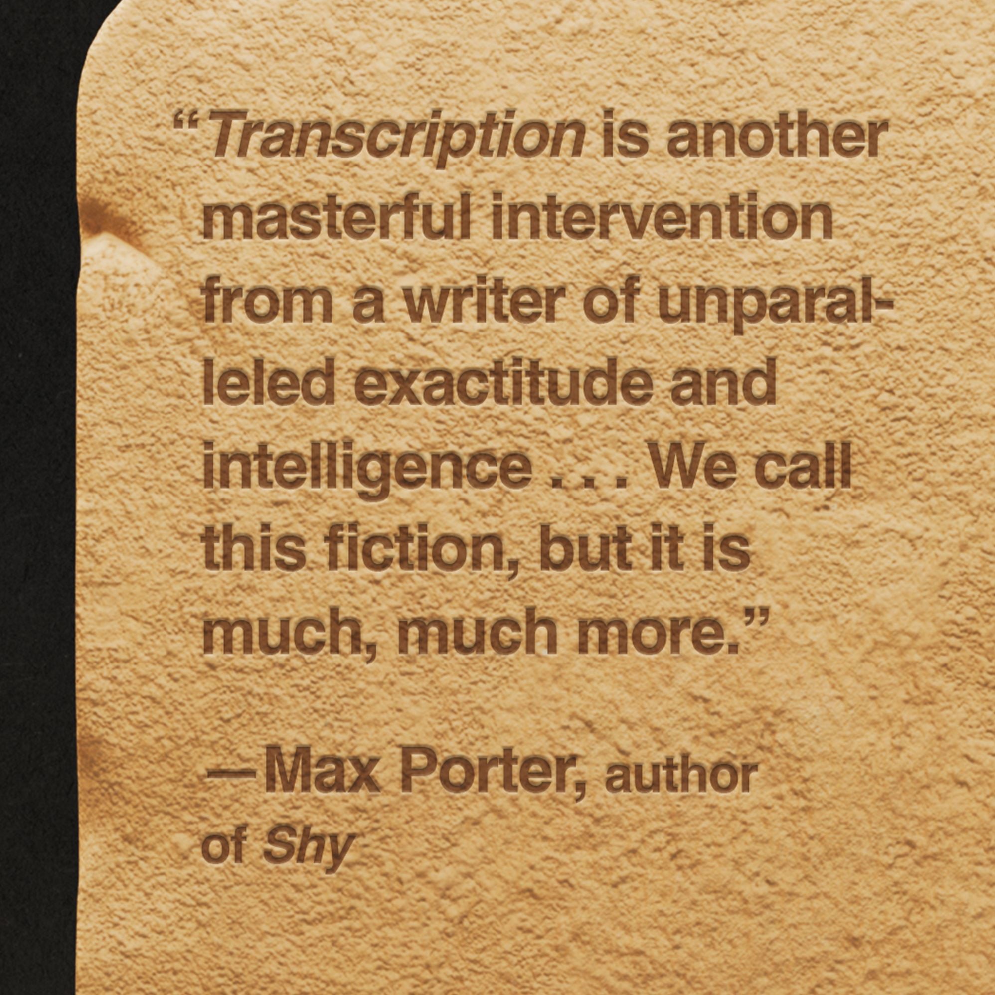 Transcription: A Novel