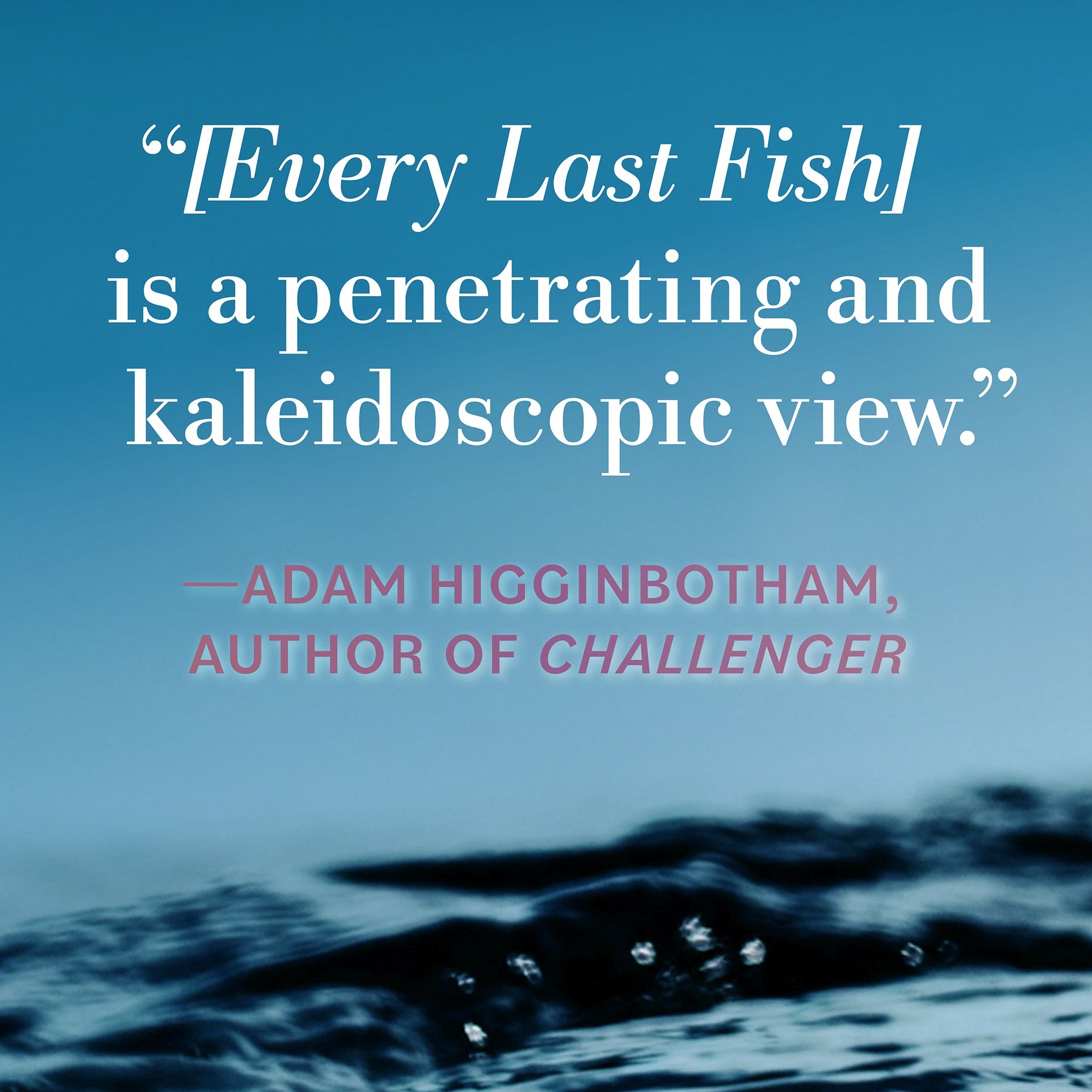 Every Last Fish: A Deep Dive into Everything They Do for Us and We Do to Them