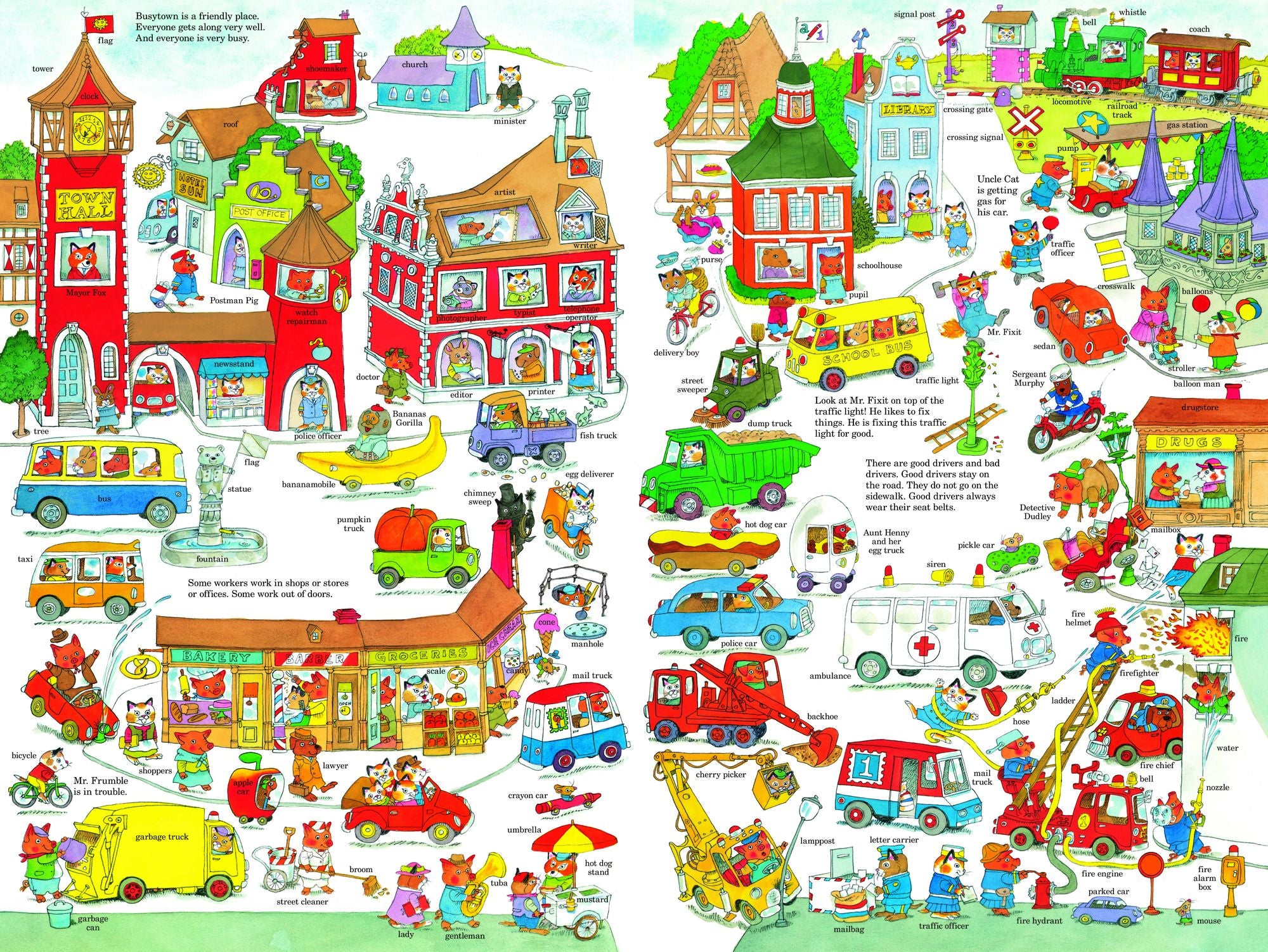 Richard Scarry's Biggest Word Book Ever!