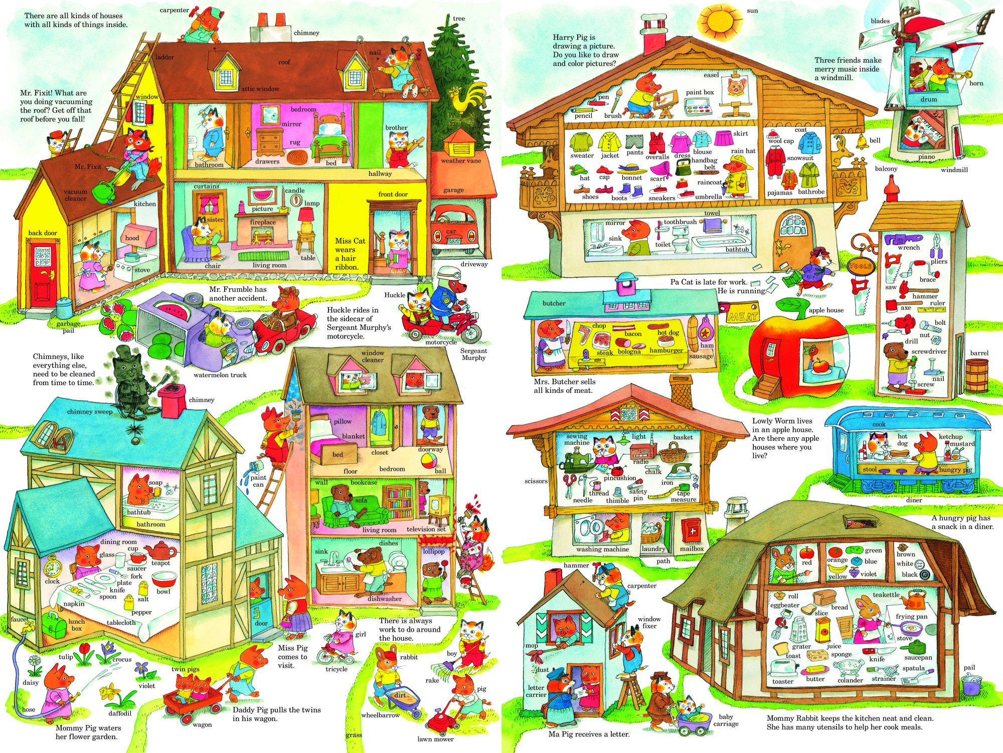 Richard Scarry's Biggest Word Book Ever!