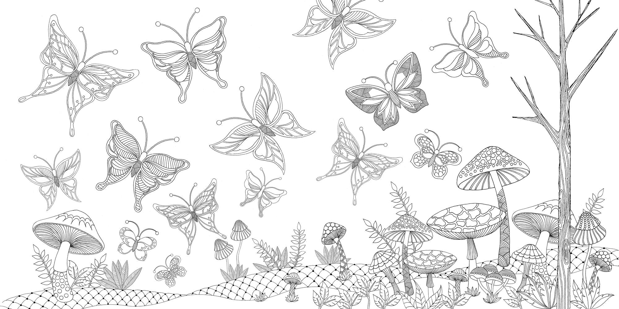 Wonderland: A Coloring Book Inspired by Alice's Adventures