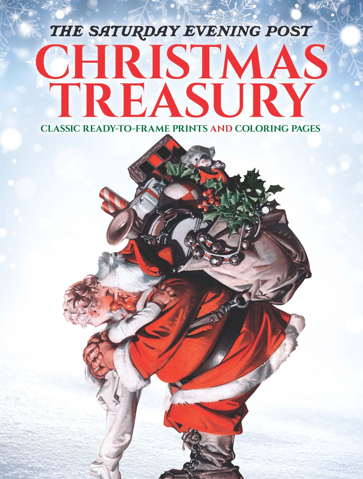 The Saturday Evening Post Christmas Treasury: Classic Ready-to-Frame Prints and Coloring Pages