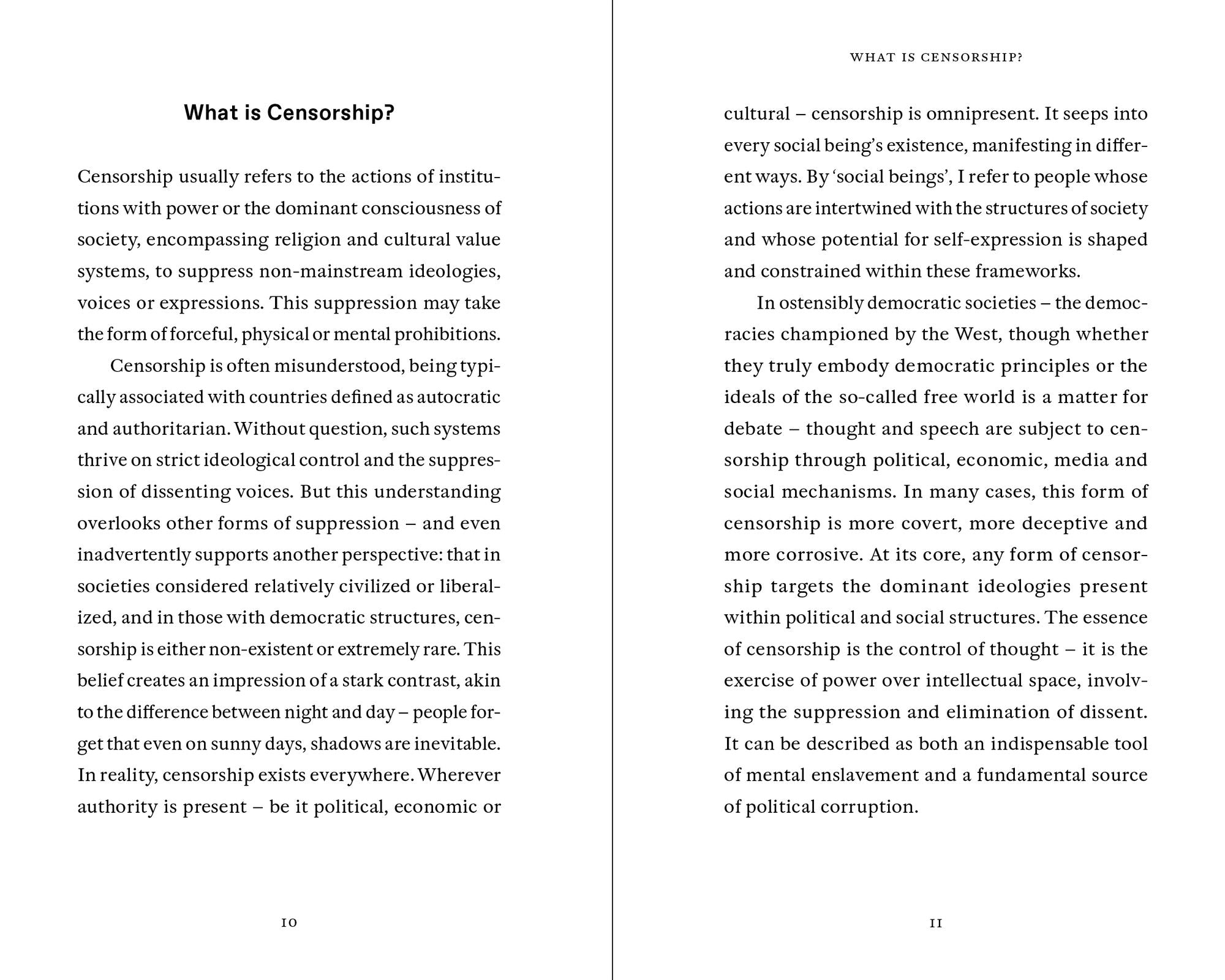 On Censorship