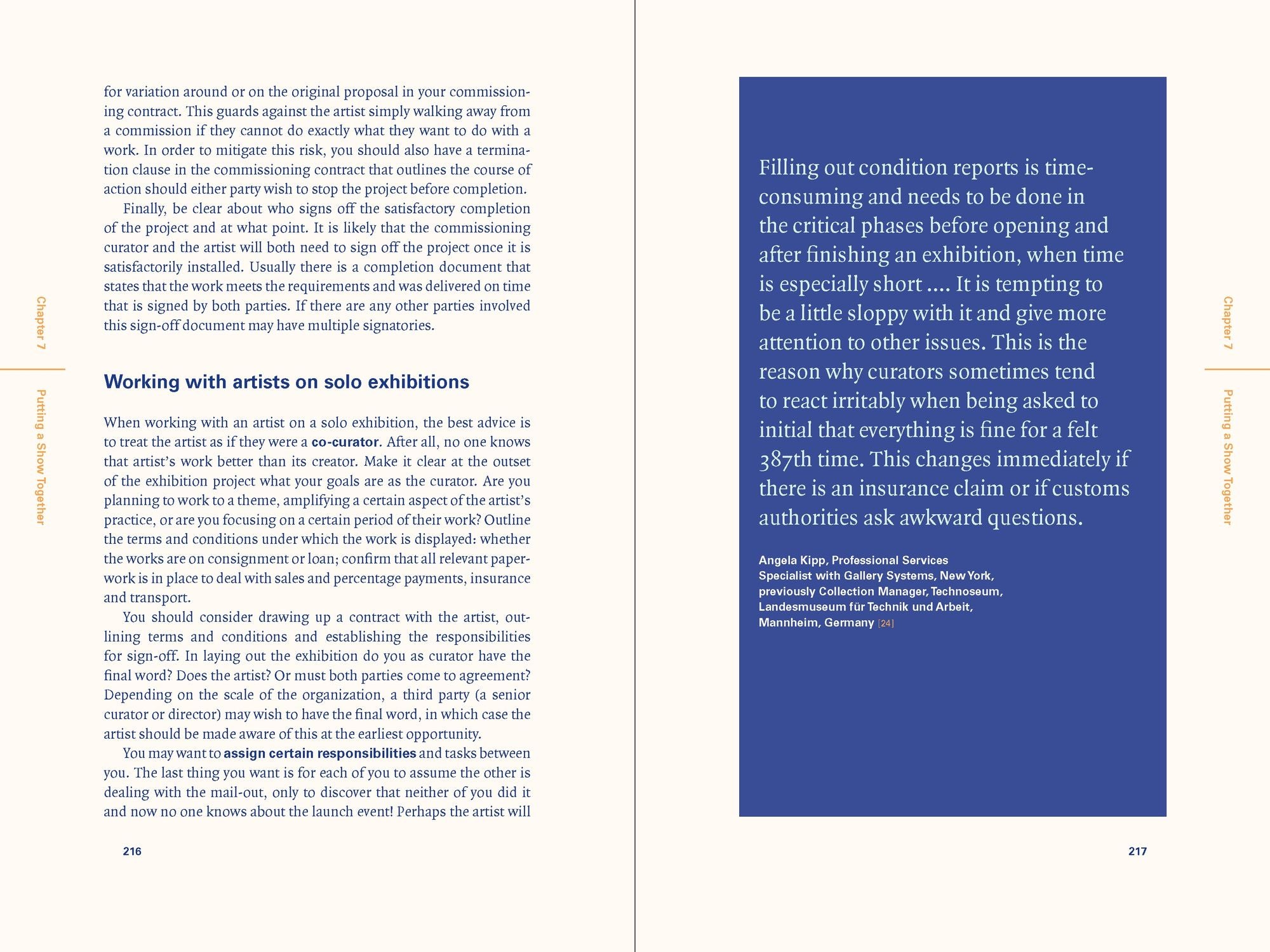 The Curator's Handbook: Museums, Commercial Galleries, Independent Spaces