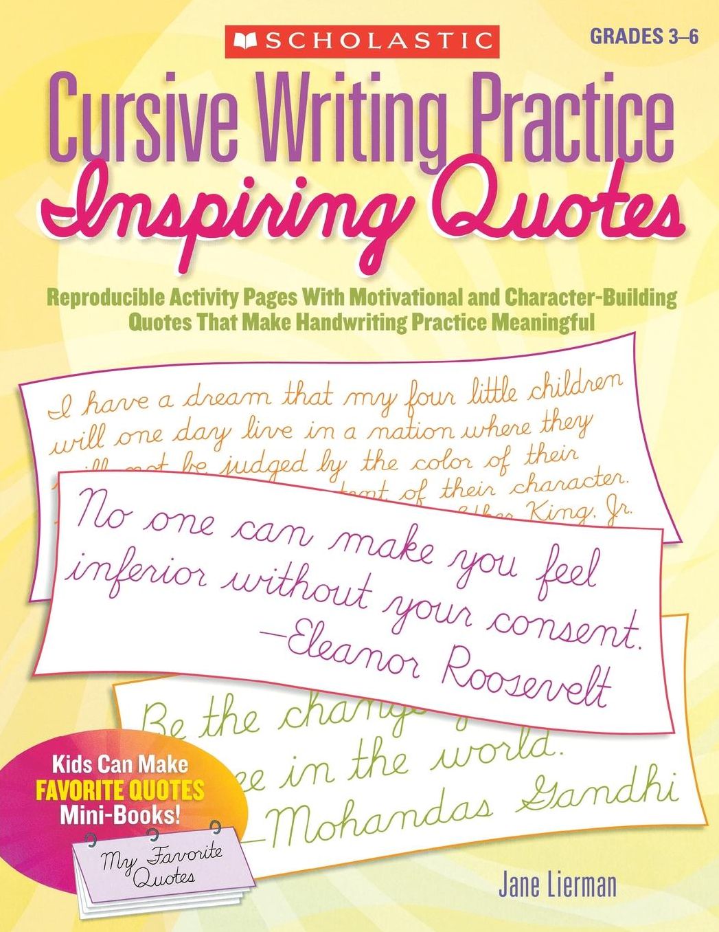 Cursive Writing Practice: Inspiring Quotes