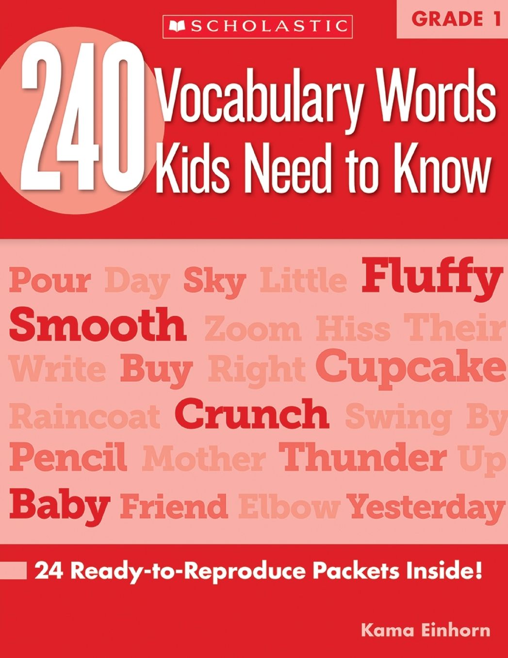 240 Vocabulary Words Kids Need to Know: Grade 1